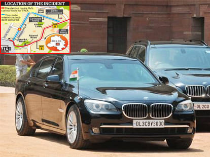 PM route changed, due to the dead body