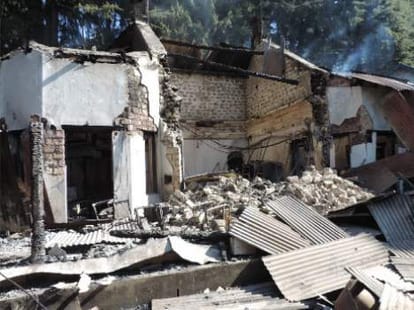 fire broke out in intelligence office chamba.