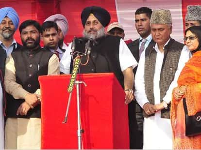 sukhbir badal alleged congress to infamous punjab