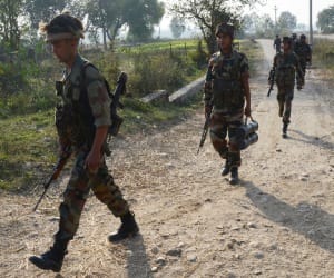 how to terrorist enter in indian territory