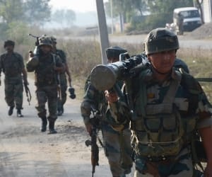 Terrorist attack by Grenades in Noorpora, just before Modi's Rally in Kashmir
