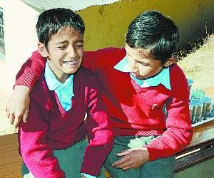 sports event organized for mentally disabled children at Dhali school.