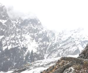 snowfall in kullu chamba and bharmour.
