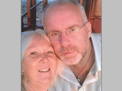 son cuts his father's body into pieces