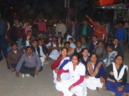 A hospital sealed in Raebareli created ruckus.