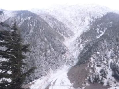 namik glacier is shrinking.