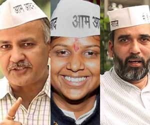 AAP releases second list for delhi assembly election. 