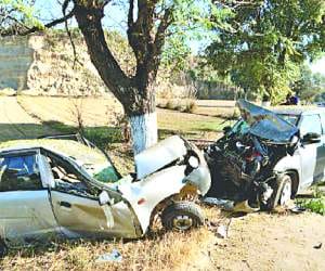 Two killed in road accidents , two injured