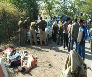 tata sumo accident on gangotri highway.