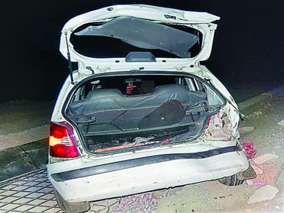 road accident, four people died at himachal.