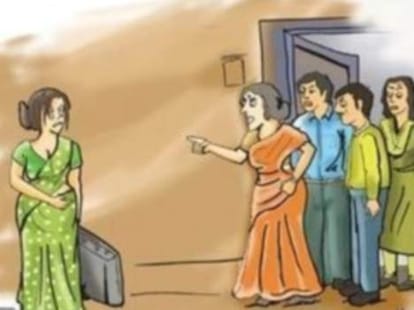 Husband kills wife for not giving money.