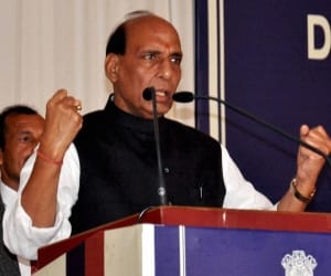 Rajnath Singh promises money for development in UP.