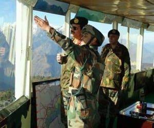 Gen Dalbir Singh, COAS on a two days visit to J&K, to review the Security situation