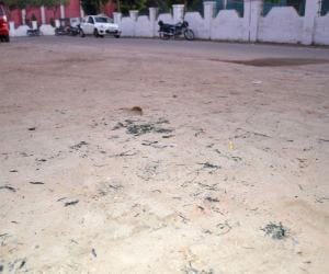 ashes rain in Lucknow.