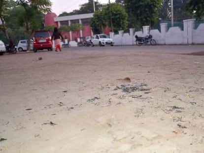 ashes rain in Lucknow.