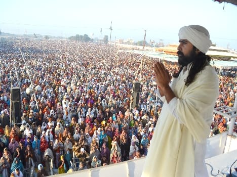 Fifth day of satsang in baba jaigurudev ashram