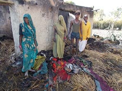 Fire burns millions goods