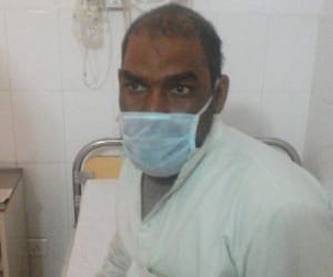 ebola suspect admitted in isolation ward.