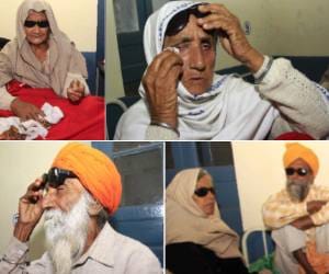 patients blind after surgery, exposure in patients check-up