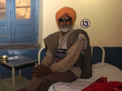 patients blind after surgery, exposure in patients check-up