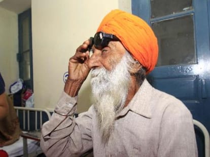 patients blind after surgery, exposure in patients check-up