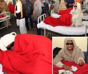 thirteen people eye sight gone eye camp at panipat
