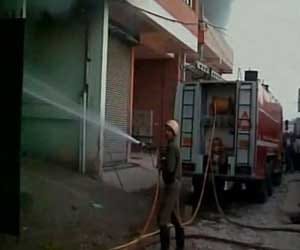 Delhi: fire in Basantkunj.