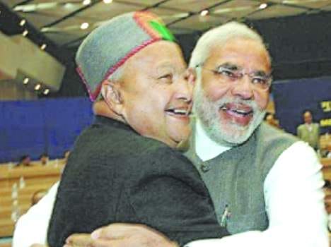 cm virbhadra singh meet pm nerender modi.