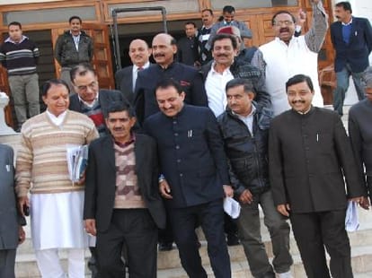 himachal vidhansabha sixth day at tapowan, dharamshala.