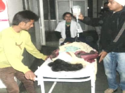 hrtc bus clashed with vehical, five, injured.