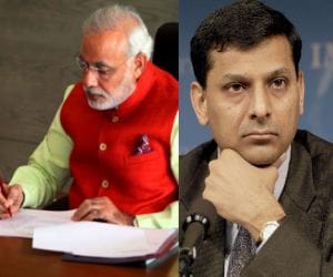 rbi governer raghuram rajan's interview development growth rate.