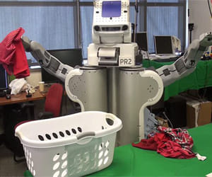 Robot that can find, clean and fold your dirty washing