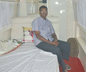 Karnataka Excise Minister Spent night at graveyard against Superstitions