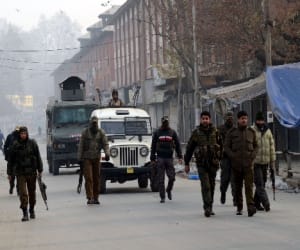 four thousand soldiers were deployed to Modi's rally in srinagar