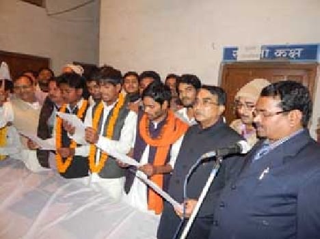 Vijayanand Singh became the president of the officials TD college