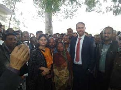 Most of the US Embassy to Dadri village