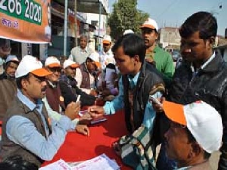 One hundred members of the target party member membership drive