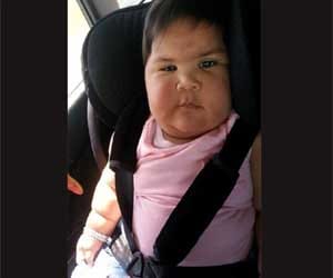 10 month girl who already weighs 25 kilos!