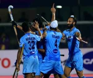 team india got first win in sultan azlan shah cup match