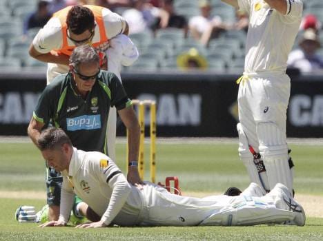 michael clarke will be the part of melburn test match.