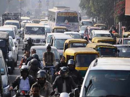 teacher protest in lucknow.