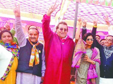 actor vinod khanna rally in jammu