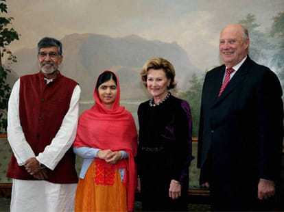 Kailash Satyarthi and Malala Recieved Nobel peace prize in Norway