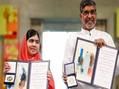 kailash satyarthi's noble prize now in president house