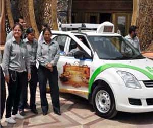 These cabs are special for women travelers.