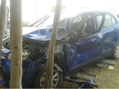 two died in road accident.