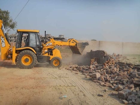 illigle construction demolish in Chhatikra road