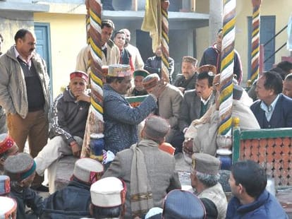 himachal vidhansabha last day at tapowan, dharamshala.