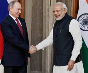 Russia with Modi's make in India campaign.