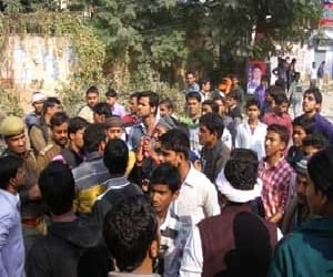 Construction of boundary wall off an uproar.